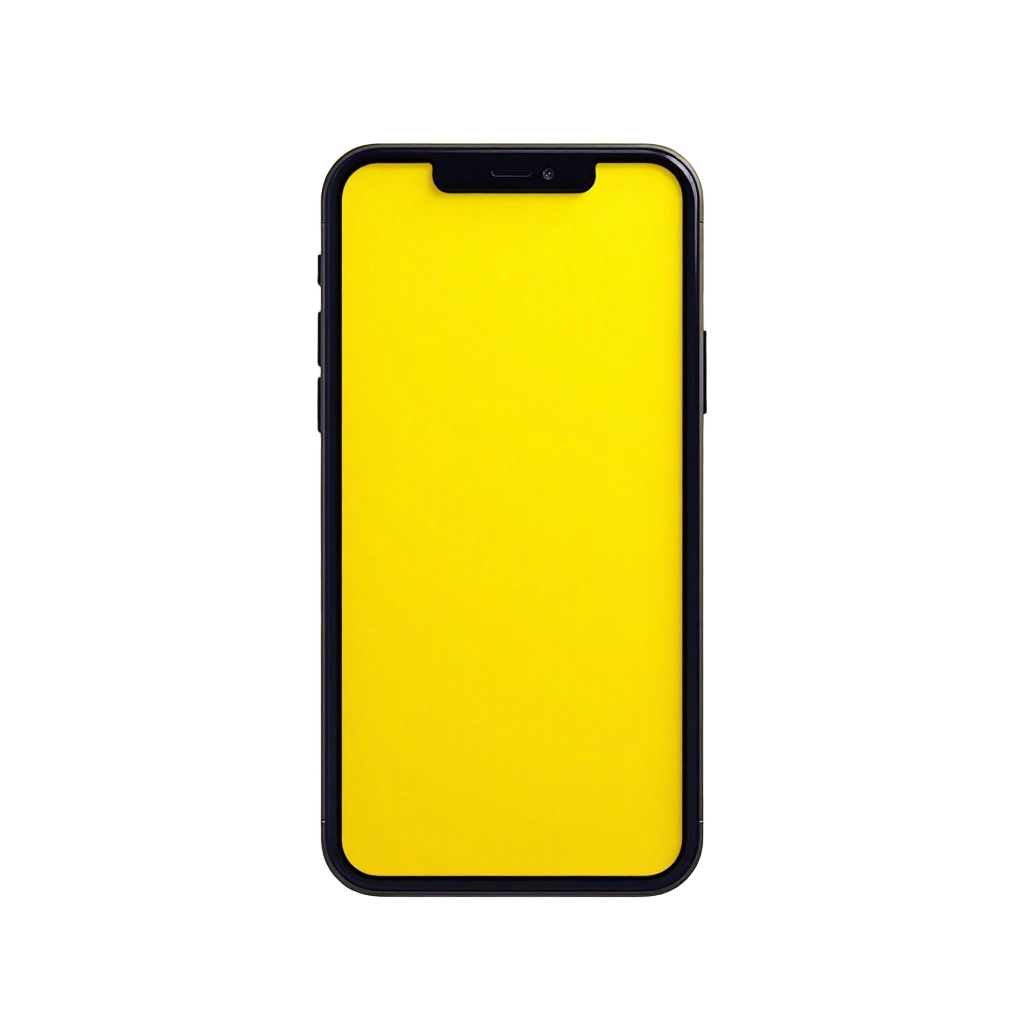 Yellow Screen Smartphone